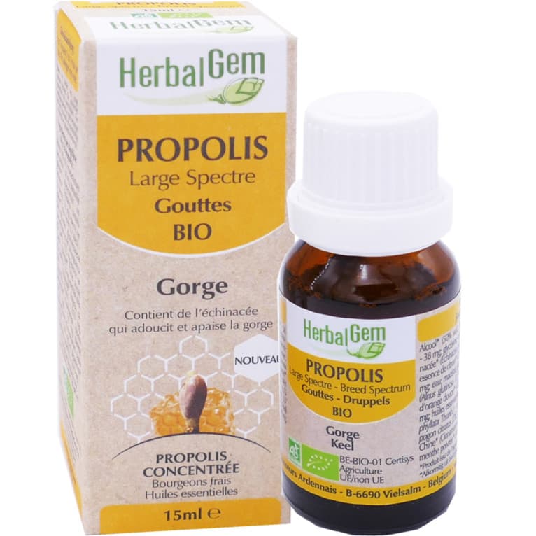HERBALGEM PROPOLIS S BUV BIO FL C-GTT/15ML
