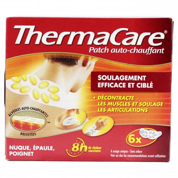 THERMACARE PATCH CHAUFF NUQU EPAU POIG PACK/6
