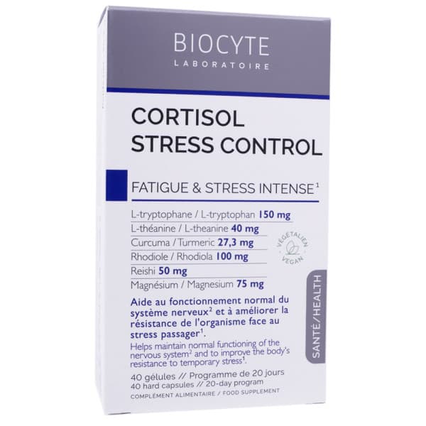 BIOCYTE CORTISOL STRESS CONTROL GEL B/40