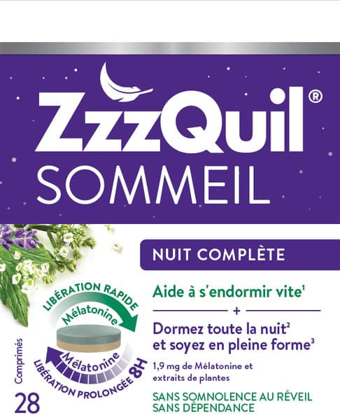 ZZZQUIL SOMMEIL NUIT COMPLETE CPR B/28