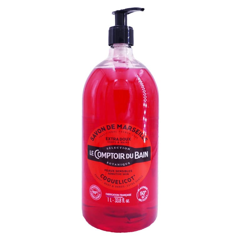 LE COMPTOIR BAIN SAV TRAD COQUELICOT 1L