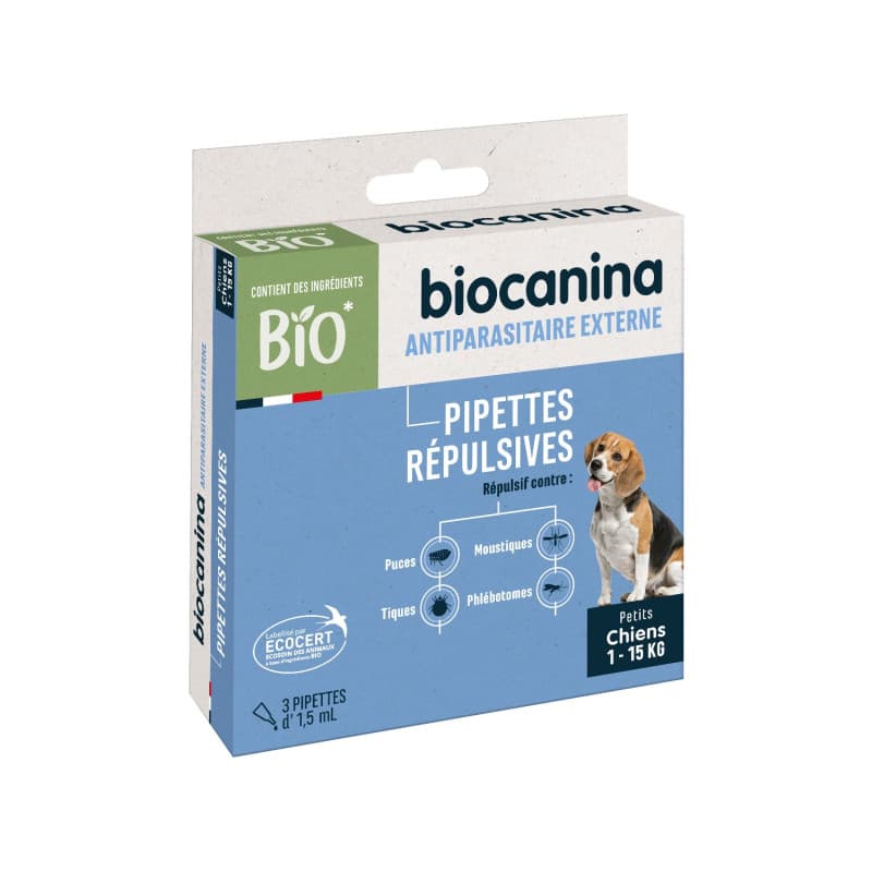 BIOCANINA BIO PIP REPULSIV CHI<15KG 3P/1,5ML