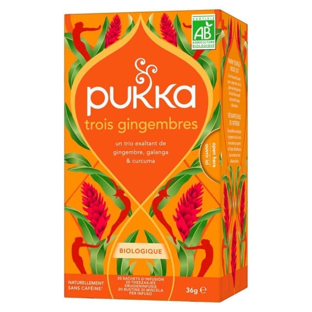 PUKKA BIO TIS TROIS GINGEMBRES 20SACH