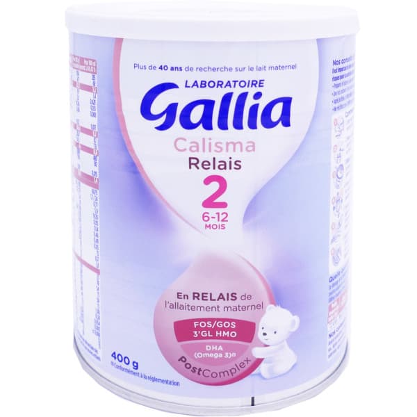 Blédina GALLIA CALISMA RELAIS 2 LAIT PDR B/400G