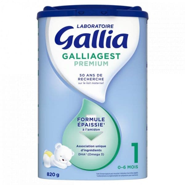 Blédina GALLIA GALLIAGEST P 1 LAIT PDR B/800G