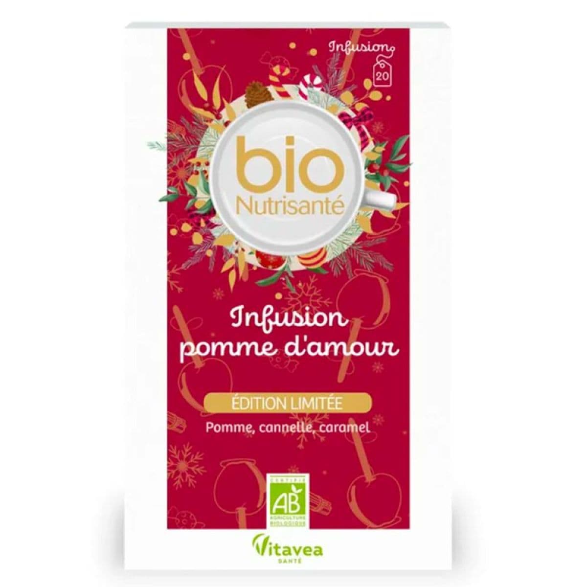 NUTRISANTE INFUS BIO TIS POMME AMOUR 20SACH