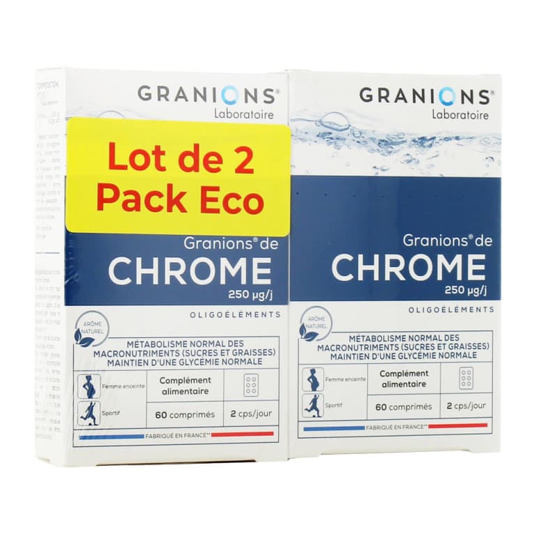 Ea Pharma Equilibre Attitude GRANIONS DE CHROME 250MG CPR 2B/60 -20%