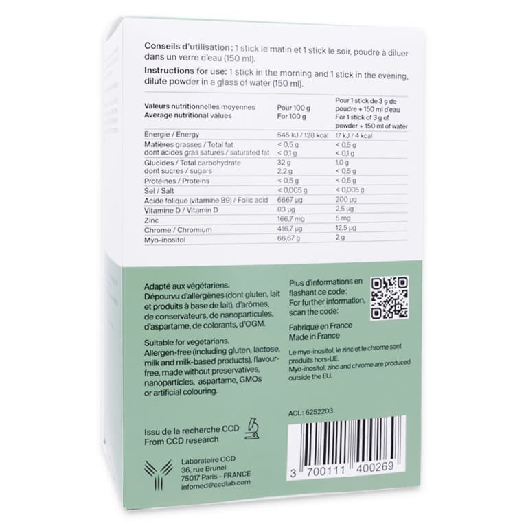ZYTOLIA PDR A DILUER 60ST/3G