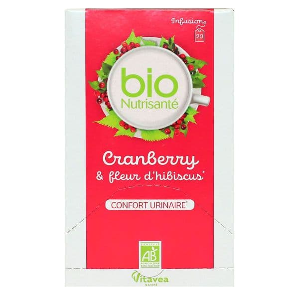 Havea Pharma NUTRISANTE INFUS BIO TIS CRANBERRY 20SACH