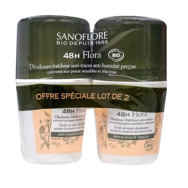 SANOFLORE DEOD 24H NUAGE FRAICH 2ROLL-ON/50ML