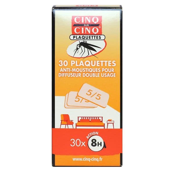 CINQ SUR CINQ TABL RECH DIFFUSEUR B/30