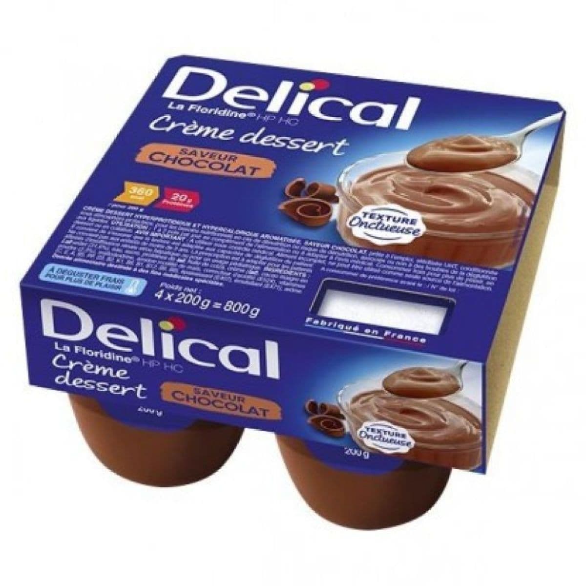 DELICAL CR HP HC FLORID NUTRIM CHOCO 4/200G