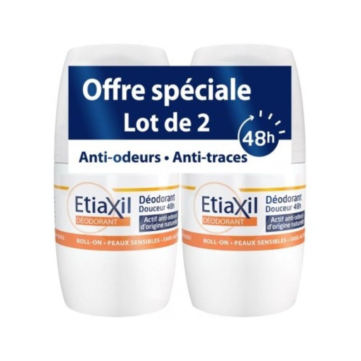 ETIAXIL DEOD SS ALU 2ROLL-ON/50ML
