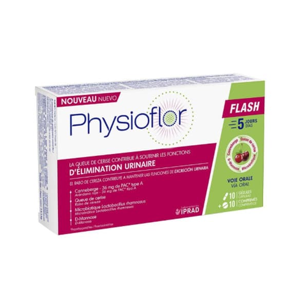 PHYSIOFLOR FLASH CPR + GEL B/10+10