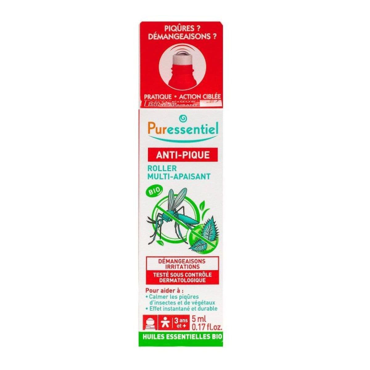 Puressentiel PURESSENTIEL ANTI-PIQUE ROLLER APAIS BIO 5ML