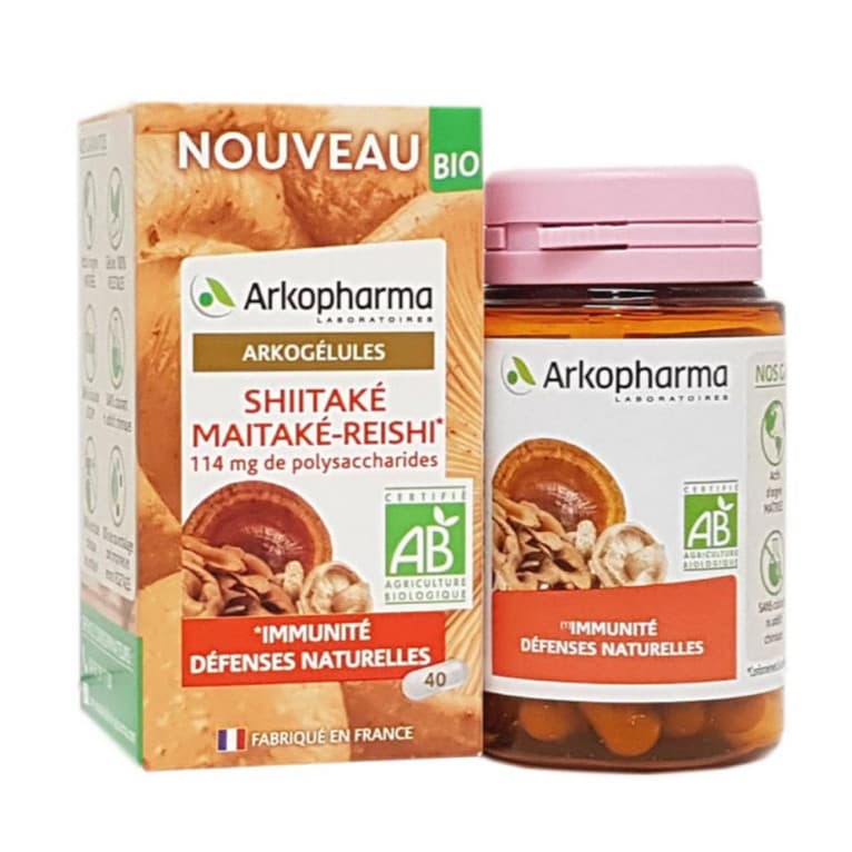 Arkopharma ARKOGELULES SHIITAK MAITAK REISHI BIO GEL 40