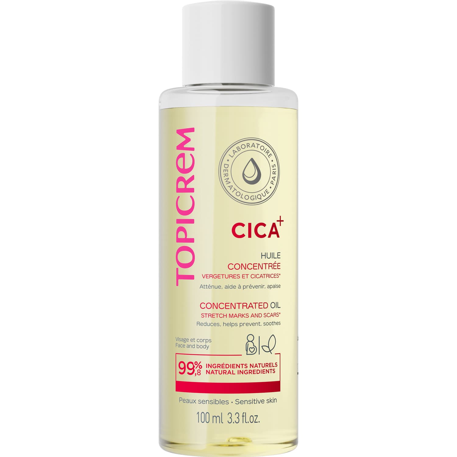 Nigy TOPICREM CICA HLE CONC VERGET CICAT FL/100ML