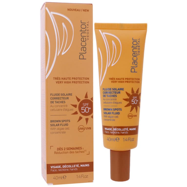 PLACENTOR SOLAIRE 50 FLUIDE ANTI-TACHES 40ML
