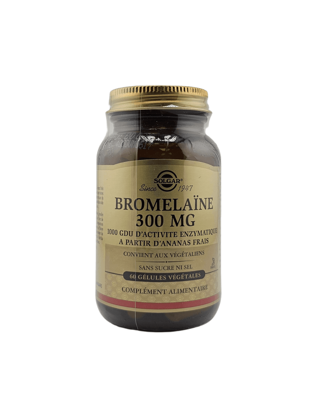 SOLGAR BROMELAINE 300MG 60GEL VEG
