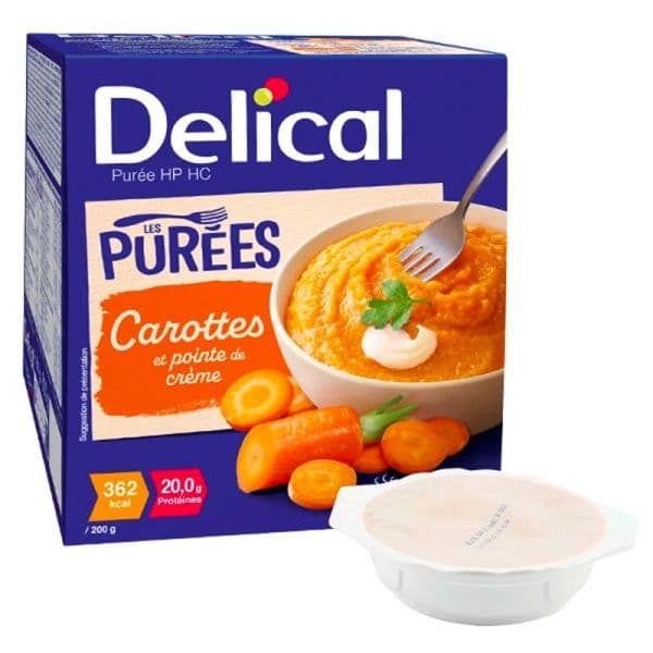 DELICAL PUREE HP HC NUTRIM CAROTTE CR 4/200G