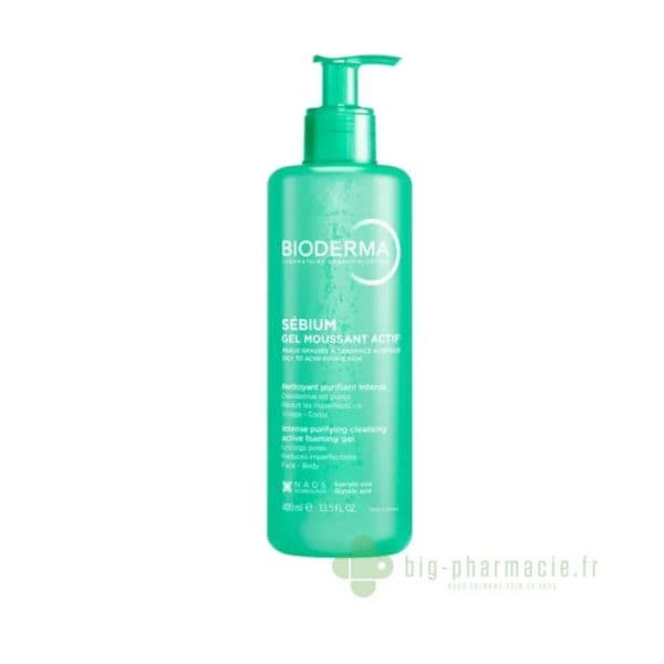 BIODERMA SEBIUM GEL MOUSS ACTIF FL PPE/400ML