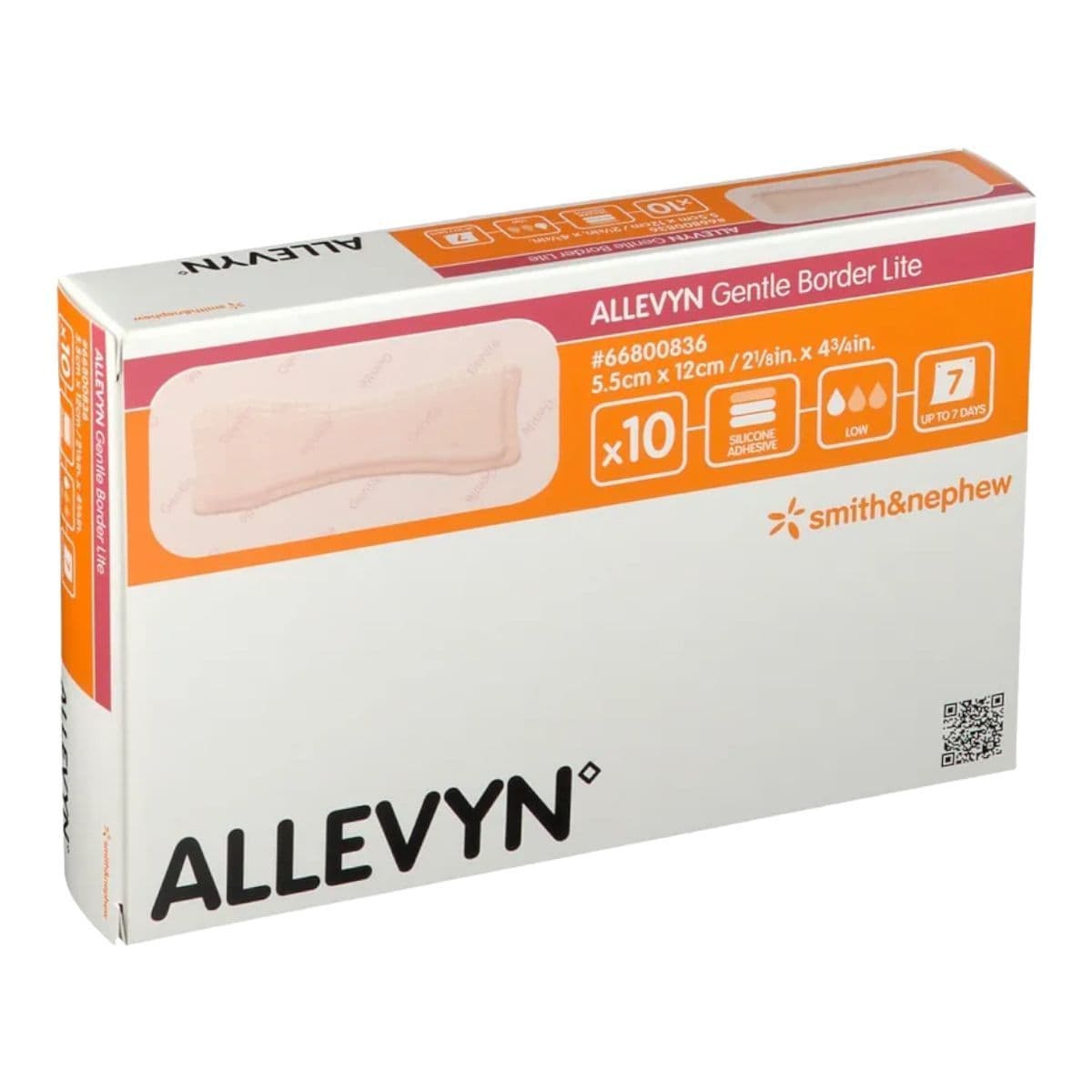 ALLEVYN GENT B LI PANS HYD AD SI 5,5X12CM 10