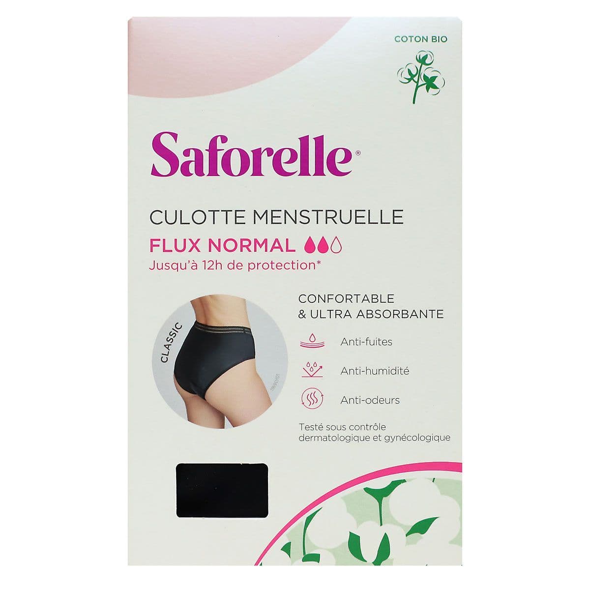 SAFORELLE CULOTTE MENSTR FLUX NORM T40