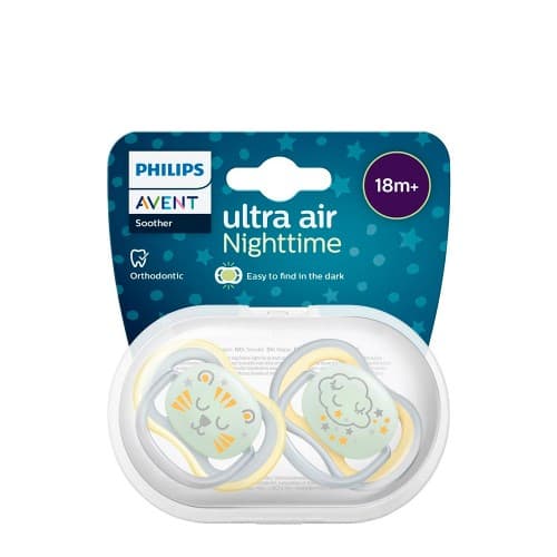 Philips Personal Health AVENT SUCETTES ULTRA NUIT 18M X2