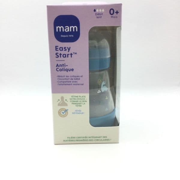 Mam Baby MAM EAS STA NATUR BIB TET DEB1 OCEAN 160ML