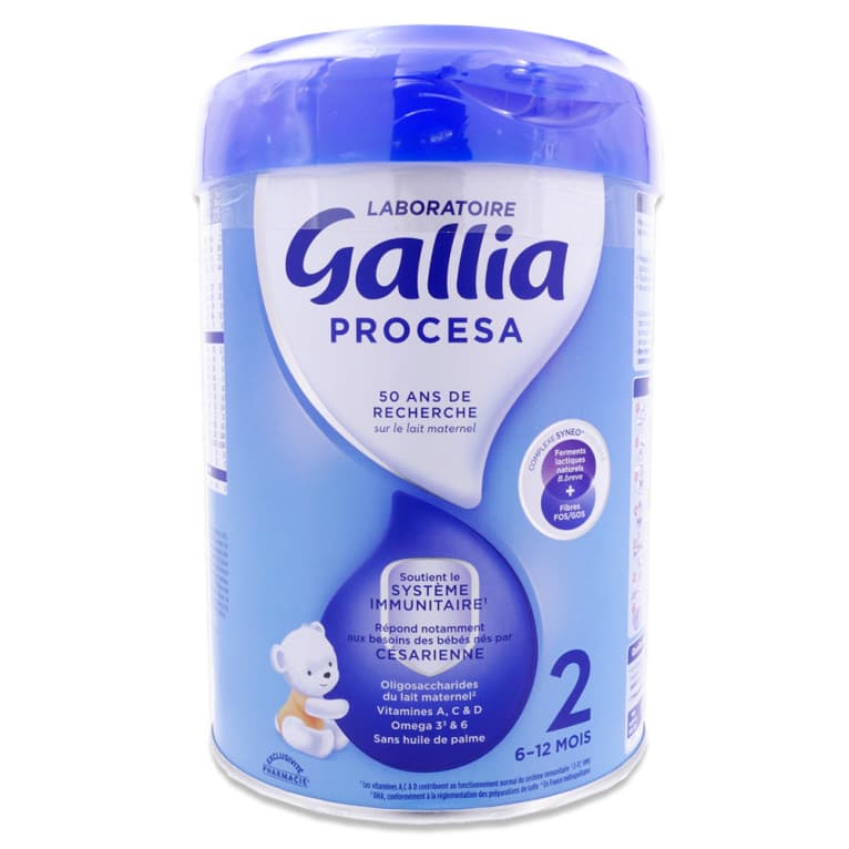 Blédina GALLIA PROCESA 2 LAIT PDR B/800G