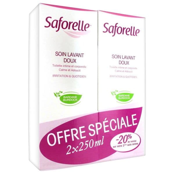 Biocodex SAFORELLE SOL SOIN LAV DOUX 2FL/250ML