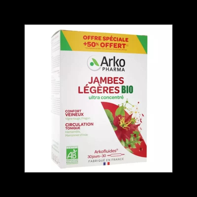 Arkopharma ARKOFLUIDE JAMBES LEG 20+10AMP