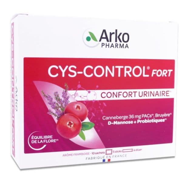 Arkopharma CYS-CONTROL FORT AV MICROBIO PDR OR 10SACH+5S
