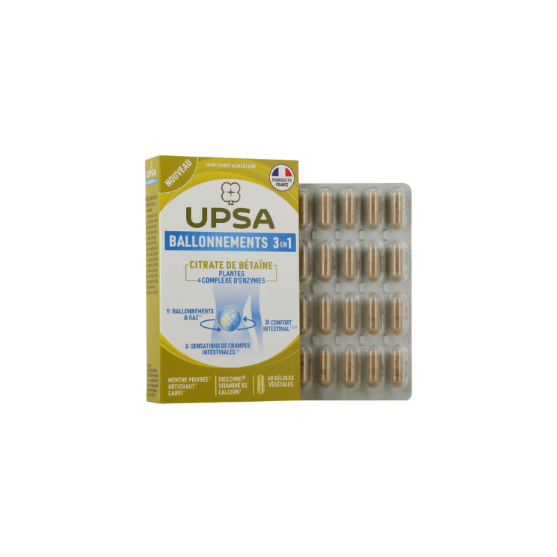 UPSA BALLONNEMENTS 3EN1 GEL B/40