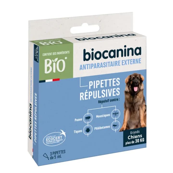 BIOCANINA BIO PIP REPULSIV CHIEN >30KG 3P/5ML