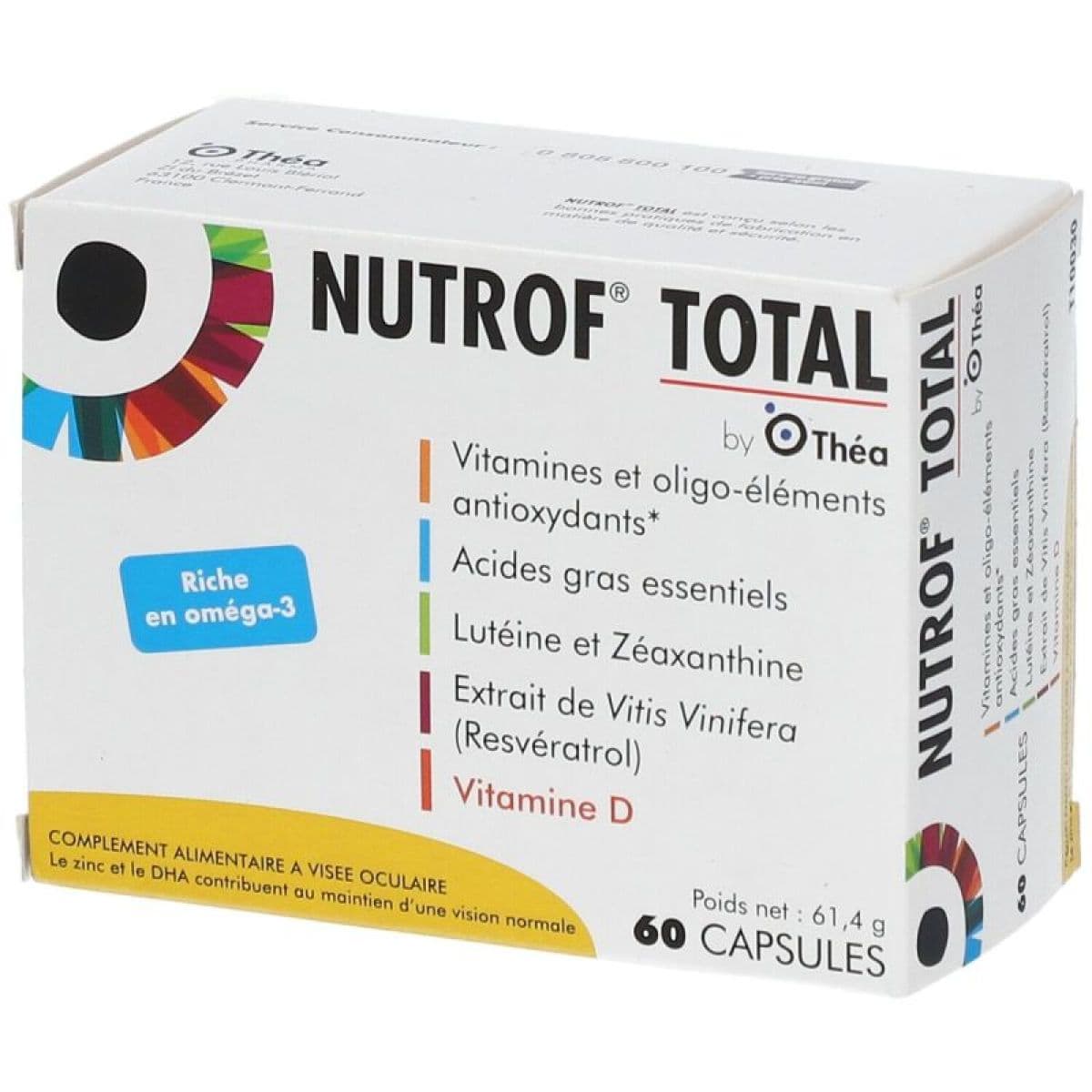 NUTROF TOTAL CAPS VISION NORMALE B/180