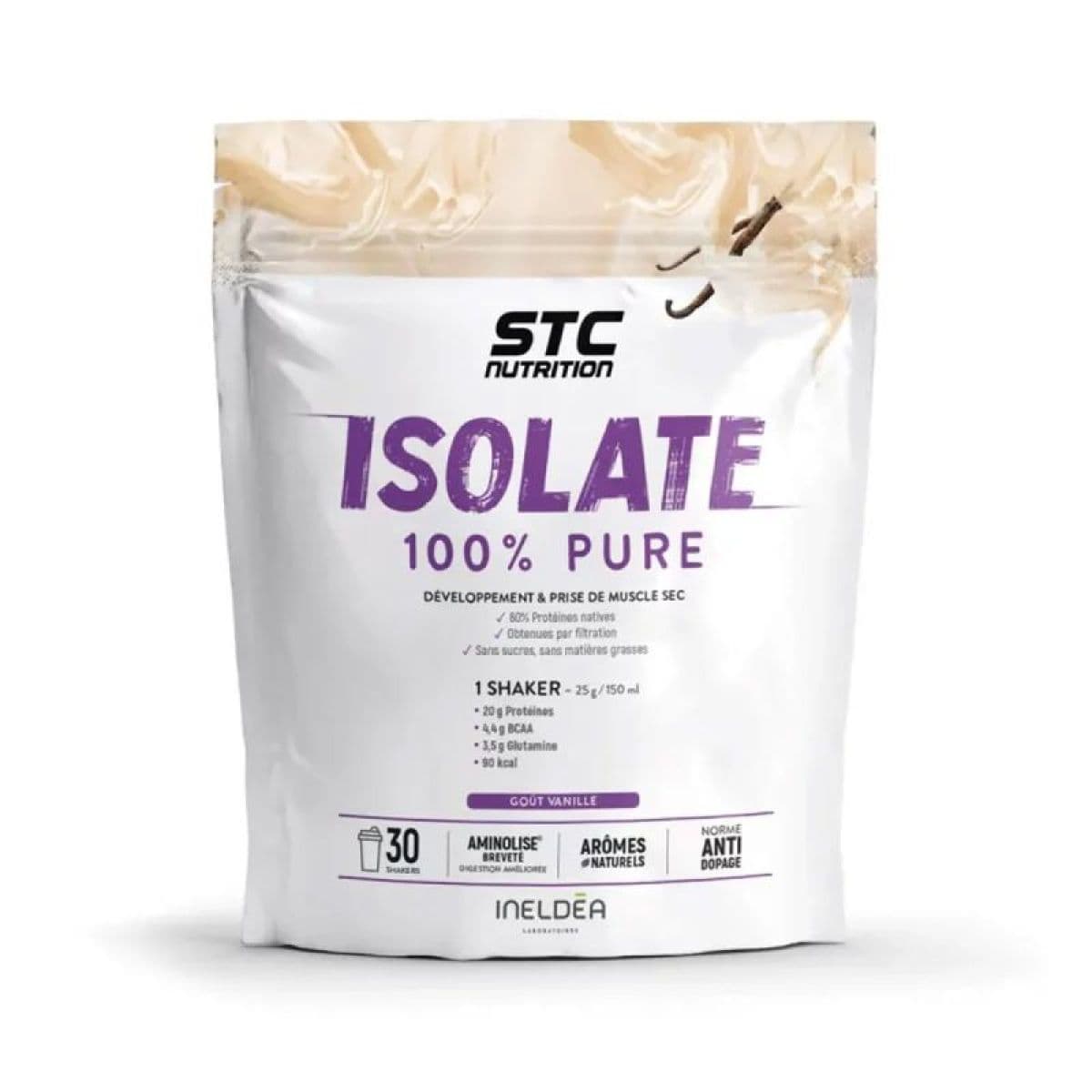 ISOLATE 100% PURE PREP VANILLE P/750G