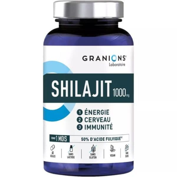 GRANIONS SHILAJIT 1000MG GEL PILUL/60