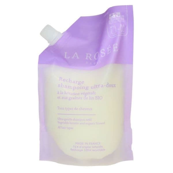 LA ROSEE SHAMP ULTRA DOUX KERAT VEG R/400ML