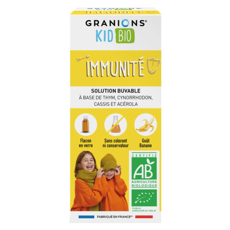 GRANIONS KID BIO IMMUN S BUV BANANE FL/125ML