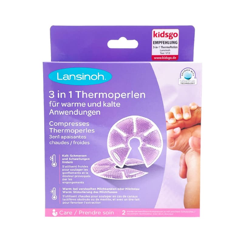 LANSINOH COMPRESSES THERMOPERLES 3EN1 CHAUD/FROID