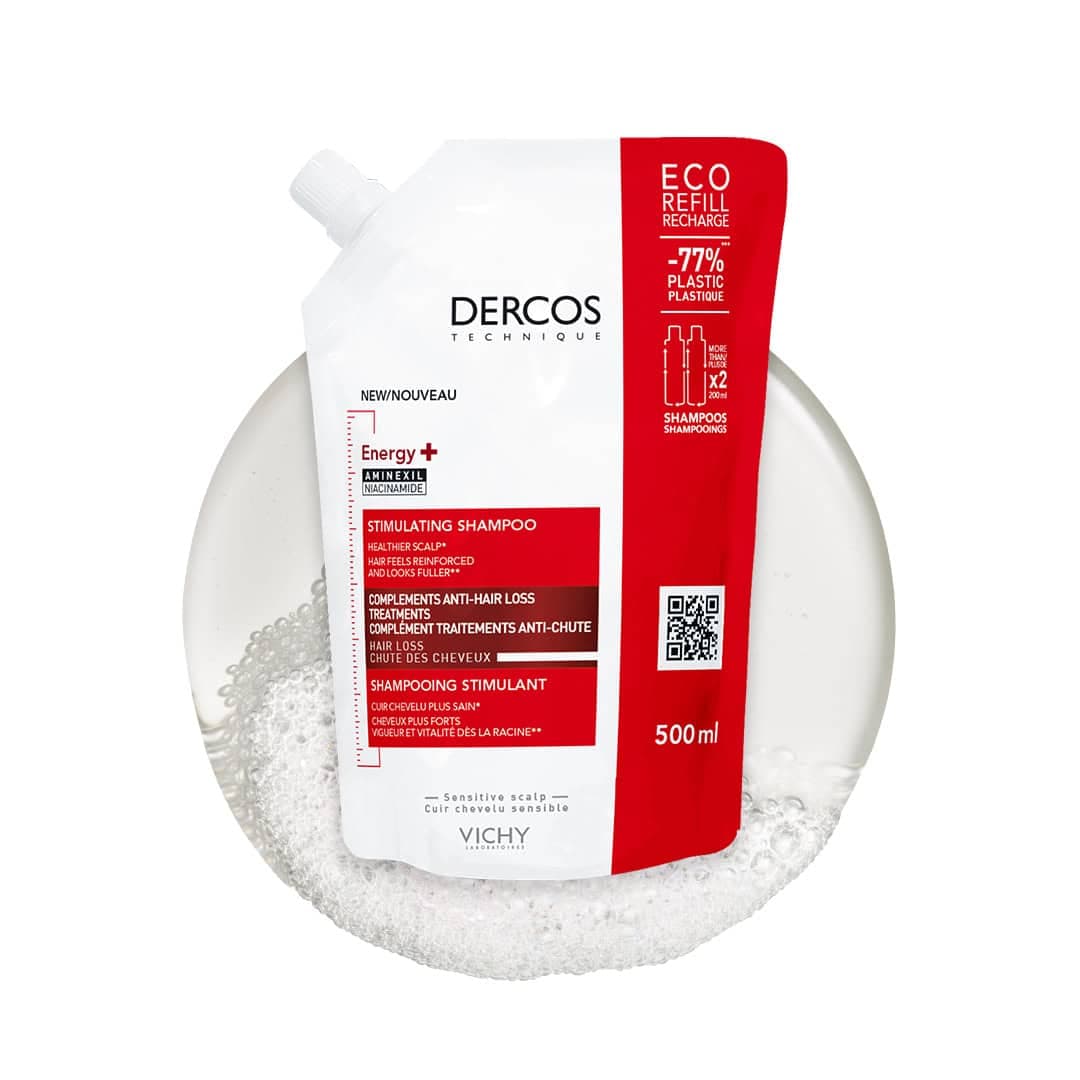 DERCOS ENERGY+ SHAMP ENERG AMINEX ECO/500ML