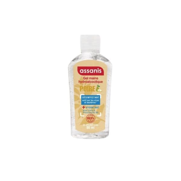 ASSANIS POCKET GEL HYDROALCOOL POIRE FL/80ML