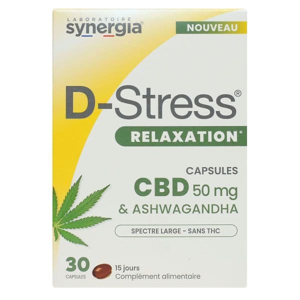 D-STRESS RELAXATION CBD 50MG CAPS B/30