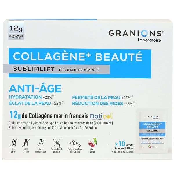 GRANIONS COLLAGENE+BEAUT SUBLIM PDR 10SACH
