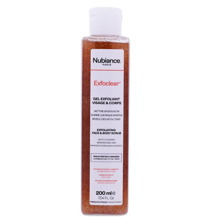 NUBIANCE EXFOCLEAR GEL EXFOL FL/200ML