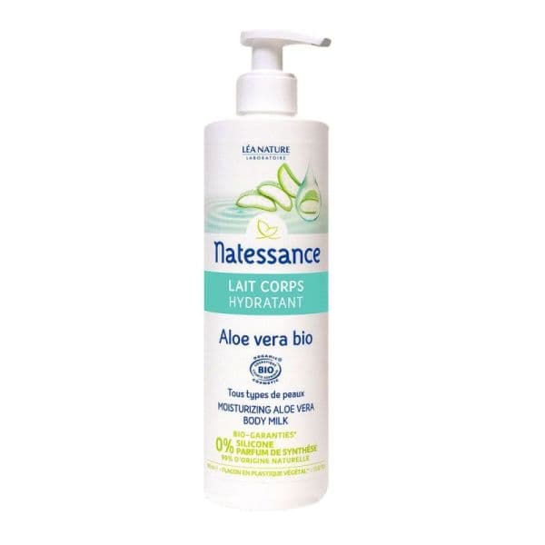 NATESSANCE BIO LAIT CORPS HYD ALOE VERA 400ML