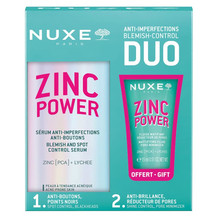 NUXE ZINC POWER SERUM 30ML+MINI FLDE MATIF