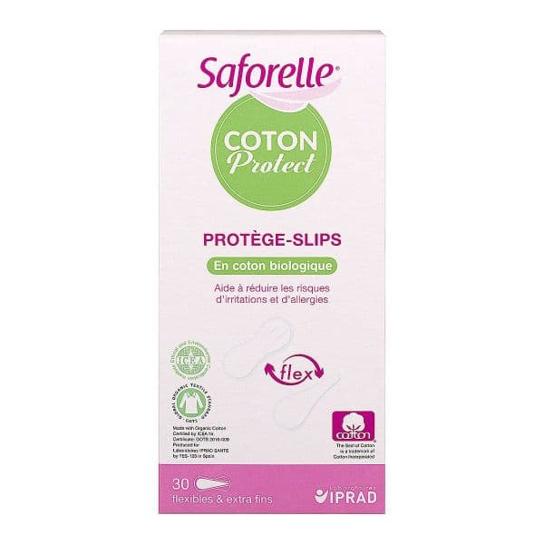 Biocodex SAFORELLE COTON PROT PROT-SLP FLEX B/30