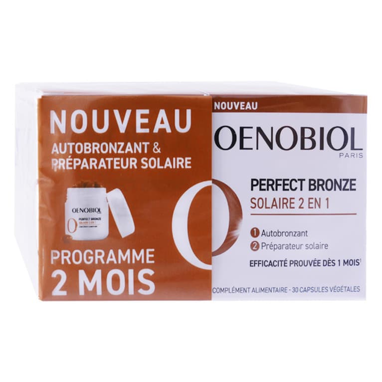 Cooper_Réseau Soin OENOBIOL PERFECT BRONZE 2EN1 CAPS 2P/30